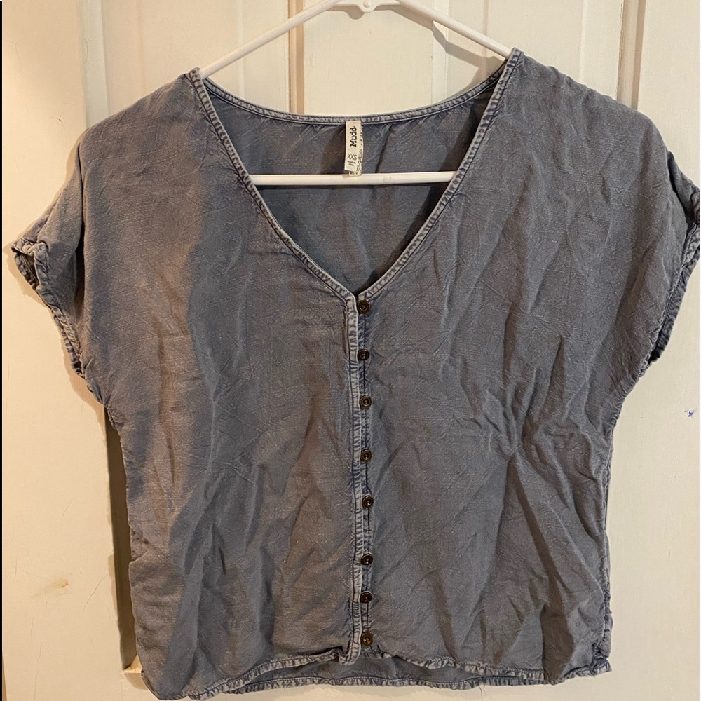 Mudd xxs “jean” colored shirt